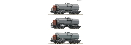 Roco 6600062 - H0 - 3-tlg. Set Kesselwagen, DRG, Ep. II